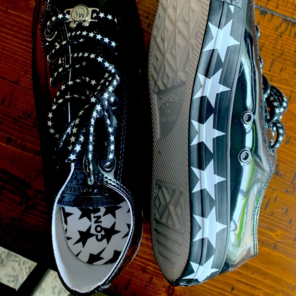 Women’s converse chick Taylor all star Miley Cyrus.  Brand new in box .